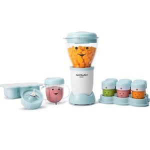 NutriBullet Baby Light Blue Baby Food Maker Set. Still In Box. Never Used
